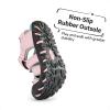 imageDREAM PAIRS Boys Girls ClosedToe Outdoor Summer Sport Sandals for LittleBig KidPink