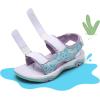 imageDREAM PAIRS Boys Girls Sandals Summer Outdoor Athletic Kids Sport Water Shoes for ToddlerLittle KidBluePurpleHippocampus