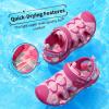 imageDREAM PAIRS Boys Girls Summer Outdoor Athletic Sport Sandals for LittleBig KidHot PinkPink