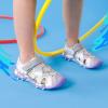 imageDREAM PAIRS Boys Girls Summer Outdoor Athletic Sport Sandals for LittleBig KidLight GreyPurple