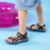 imageDREAM PAIRS Kids Adventurous LightWeight Adjustable Straps Summer Sandals ToddlerLittle KidBig KidBlackBlue