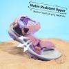 imageDREAM PAIRS Kids Adventurous LightWeight Adjustable Straps Summer Sandals ToddlerLittle KidBig KidLavenderOrange