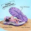 imageDREAM PAIRS Kids Adventurous LightWeight Adjustable Straps Summer Sandals ToddlerLittle KidBig KidLavenderOrange