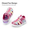 imageDREAM PAIRS Toddler Boys Girls Sport Sandals Cute Breathable Lightweight Outdoor Play Casual Closed Toe Hook and Loop for Toddlers ampamp Little KidsPink