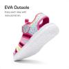 imageDREAM PAIRS Toddler Boys Girls Sport Sandals Cute Breathable Lightweight Outdoor Play Casual Closed Toe Hook and Loop for Toddlers ampamp Little KidsPink