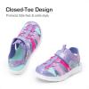imageDREAM PAIRS Toddler Boys Girls Sport Sandals Cute Breathable Lightweight Outdoor Play Casual Closed Toe Hook and Loop for Toddlers ampamp Little KidsPurple