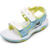 imageDREAM PAIRS Boys Girls Sandals Summer Outdoor Athletic Kids Sport Water Shoes for ToddlerLittle KidWhiteBlueYellowHippo