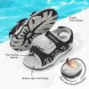 imageDREAM PAIRS Boys Girls Fashion Athletic Summer Sports SandalsToddlerLittle KidBig KidBlackLightGrey