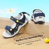imageDREAM PAIRS Boys Girls Fashion Athletic Summer Sports SandalsToddlerLittle KidBig KidDarkBlue