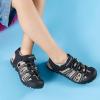 imageDREAM PAIRS Boys Girls Summer Outdoor Athletic Sport Sandals Hiking Beach Casual Closed Toe Adjustable Multicolor for ToddlerLittleBig KidsBlackGrey
