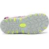 imageDREAM PAIRS Boys Girls Summer Outdoor Athletic Sport Sandals Hiking Beach Casual Closed Toe Adjustable Multicolor for ToddlerLittleBig KidsFuchsiaCyanNeonGreen