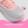 imageDREAM PAIRS Boys Girls Shoes Kids DuraPlay Tennis Running Athletic Protective Walking Sneakers for LittleBig KidLight GreyPink