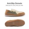 imageDREAM PAIRS Boys Girls Sneakers Foldable Back Retro Classic Casual Tennis Lightweight Breathable Walking Shoes for LittleBig KidBrownBeige