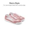 imageDREAM PAIRS Boys Girls Sneakers Foldable Back Retro Classic Casual Tennis Lightweight Breathable Walking Shoes for LittleBig KidPink
