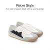 imageDREAM PAIRS Boys Girls Sneakers Foldable Back Retro Classic Casual Tennis Lightweight Breathable Walking Shoes for LittleBig KidWhiteBlack