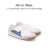 imageDREAM PAIRS Boys Girls Sneakers Foldable Back Retro Classic Casual Tennis Lightweight Breathable Walking Shoes for LittleBig KidWhiteBlue