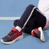 imageDREAM PAIRS Girls Boys Shoes Kids Tennis Sparkle Glitter Lace up Athletic Running SneakersBlackRed