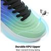 imageDREAM PAIRS Girls Boys Shoes Kids Tennis Sparkle Glitter Lace up Athletic Running SneakersLight GreenBlue