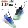 imageDREAM PAIRS Girls Boys Shoes Kids Tennis Sparkle Glitter Lace up Athletic Running SneakersLight GreenBlue