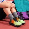 imageDREAM PAIRS Girls Boys Shoes Kids Tennis Sparkle Glitter Lace up Athletic Running SneakersNeon GreenOrangeBlack