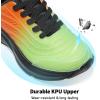imageDREAM PAIRS Girls Boys Shoes Kids Tennis Sparkle Glitter Lace up Athletic Running SneakersNeon GreenOrangeBlack