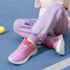 imageDREAM PAIRS Girls Boys Shoes Kids Tennis Sparkle Glitter Lace up Athletic Running SneakersPurpleOrange