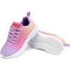 imageDREAM PAIRS Girls Boys Shoes Kids Tennis Sparkle Glitter Lace up Athletic Running SneakersPurpleOrange
