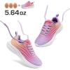 imageDREAM PAIRS Girls Boys Shoes Kids Tennis Sparkle Glitter Lace up Athletic Running SneakersPurpleOrange