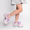 imageDREAM PAIRS Girls Sneakers Lace up Lightweight Sparkle StarGlow Breathable Jelly Sole Kids Walking Shoes Casual SportsPurplePink