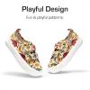 imageDREAM PAIRS Kid Toddler Sneakers Boys Girls Canvas with Cartoon Dual Hook and Loops for School WalkingBrownDinosaur