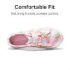 imageDREAM PAIRS Kid Toddler Sneakers Boys Girls Canvas with Cartoon Dual Hook and Loops for School WalkingRainbow