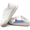 imageDREAM PAIRS Boys Girls Sneakers Foldable Back Retro Classic Casual Tennis Lightweight Breathable Walking Shoes for LittleBig KidWhiteBlue