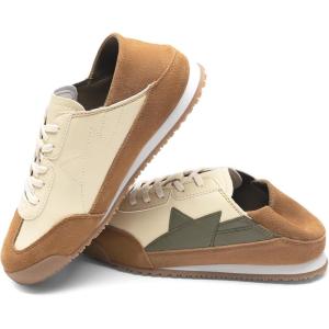 imageDREAM PAIRS Boys Girls Sneakers Foldable Back Retro Classic Casual Tennis Lightweight Breathable Walking Shoes for LittleBig KidBrownBeige