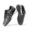 imageDREAM PAIRS Boys Girls Indoor Sneakers Lace Up Sport Athletic Casual IC Youth Futsal Football Soccer Shoes for LittleBig KidBlackWhite