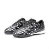 imageDREAM PAIRS Boys Girls Indoor Sneakers Lace Up Sport Athletic Casual IC Youth Futsal Football Soccer Shoes for LittleBig KidBlackWhite