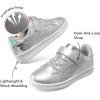 imageDREAM PAIRS Girls Boys Sneakers Tennis School Shoes Casual Walking Storybook Footwear for LittleBig KidsSilver