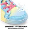 imageDREAM PAIRS Girls Shoes Toddler Sneakers Rainbow Storybook Casual School Walking Footwear for ToddlerLittle KidsRainbowBlue
