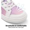 imageDREAM PAIRS Girls Shoes Toddler Sneakers Rainbow Storybook Casual School Walking Footwear for ToddlerLittle KidsRainbowWhite