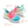 imageDREAM PAIRS Girls SlipOn Sneakers Kids Sparkle Pop Lightweight Jelly Sole Walking ShoesRainbowGreen