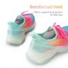 imageDREAM PAIRS Girls SlipOn Sneakers Kids Sparkle Pop Lightweight Jelly Sole Walking ShoesRainbowGreen