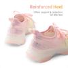 imageDREAM PAIRS Girls SlipOn Sneakers Kids Sparkle Pop Lightweight Jelly Sole Walking ShoesRainbowPink
