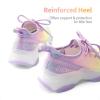 imageDREAM PAIRS Girls SlipOn Sneakers Kids Sparkle Pop Lightweight Jelly Sole Walking ShoesRainbowPurple