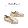 imageDREAM PAIRS Kid Shoes Boys Girls Sneakers Lace Up Walking Casual ShoesGold