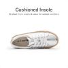 imageDREAM PAIRS Kid Shoes Boys Girls Sneakers Lace Up Walking Casual ShoesSilver