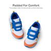 imageDREAM PAIRS Toddler Shoes Boys Girls Sneakers Kids Tennis Running Shoes Storybook Lightweight Hook and Loop Casual Walking ShoesWhiteBlue