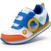imageDREAM PAIRS Toddler Shoes Boys Girls Sneakers Kids Tennis Running Shoes Storybook Lightweight Hook and Loop Casual Walking ShoesWhiteBlue