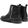 imageDREAM PAIRS Girls Ankle Boots with Side Zipper Low Heels ToddlerLittle KidBig KidBlackPu