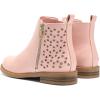imageDREAM PAIRS Girls Ankle Boots with Side Zipper Low Heels ToddlerLittle KidBig KidPinkPu