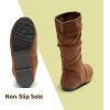 imageDREAM PAIRS Girls Faux Fur Lined Knee High Winter Riding BootsToddlerLittle KidBig KidBlvdtan