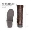 imageDREAM PAIRS Girls Knee High Fashion Riding Boots for ToddlerLittle KidBig KidBrown